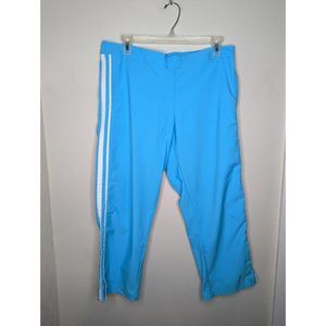 Nike Women's Mid-Rise Blue Crop Capri Pants Size Medium